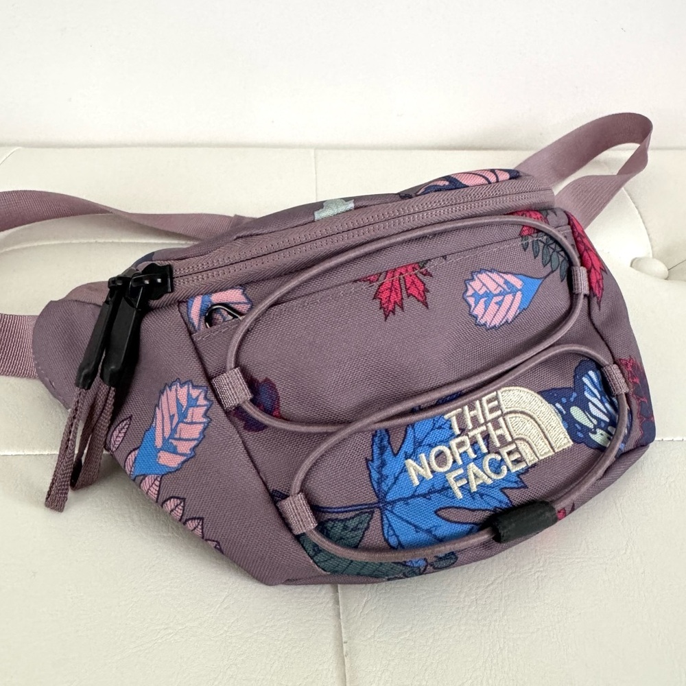 The North Face Jester Lumber Fanny Pack Lavender Floral Waist Bag - Picture 3 of 10